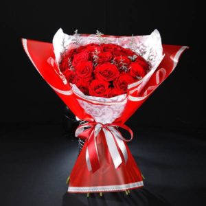 True Romantic Red Roses Bouquet
