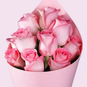 Bunch of 10 stems Pink Rose