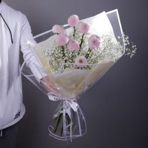 Elegant Purple PingPong Bouquet