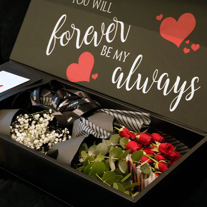 Forever My Love Customised Flower Gift Box Online Dubai UAE