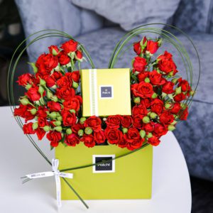 Eminent Love flower arrangement by june Flowers