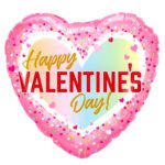 Happy Valentine’s Day – Pink Heart Shape Balloon by J