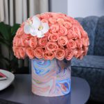 Mesmerizing Roses – Marble Box by June Flowers